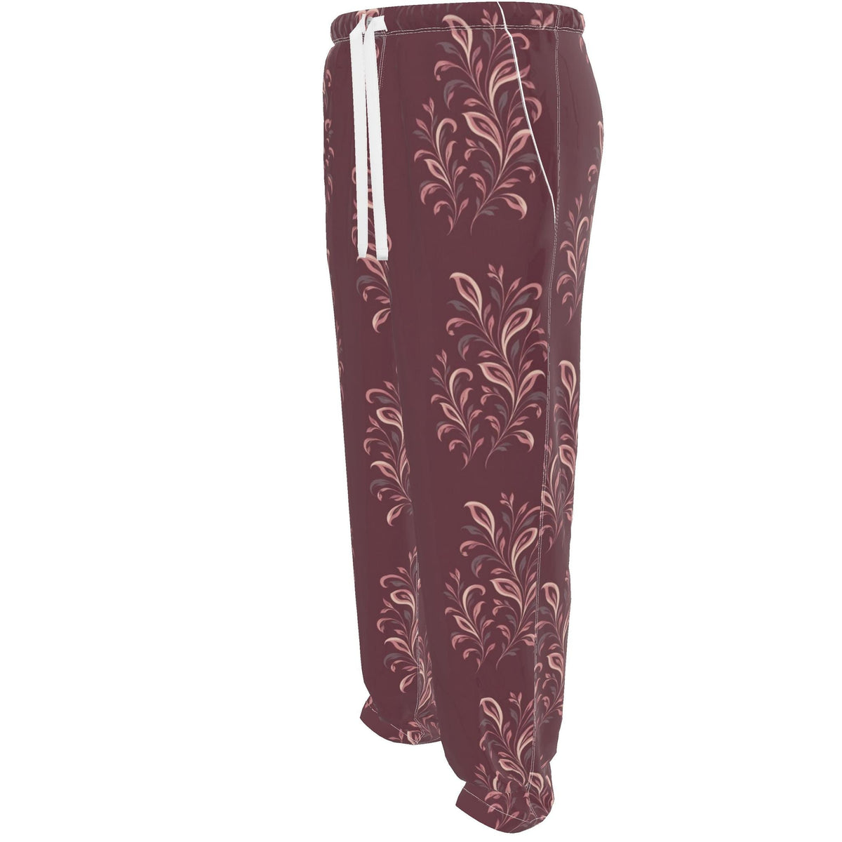 Garnet Scroll Luxury Pajama Trousers — original supplier side view