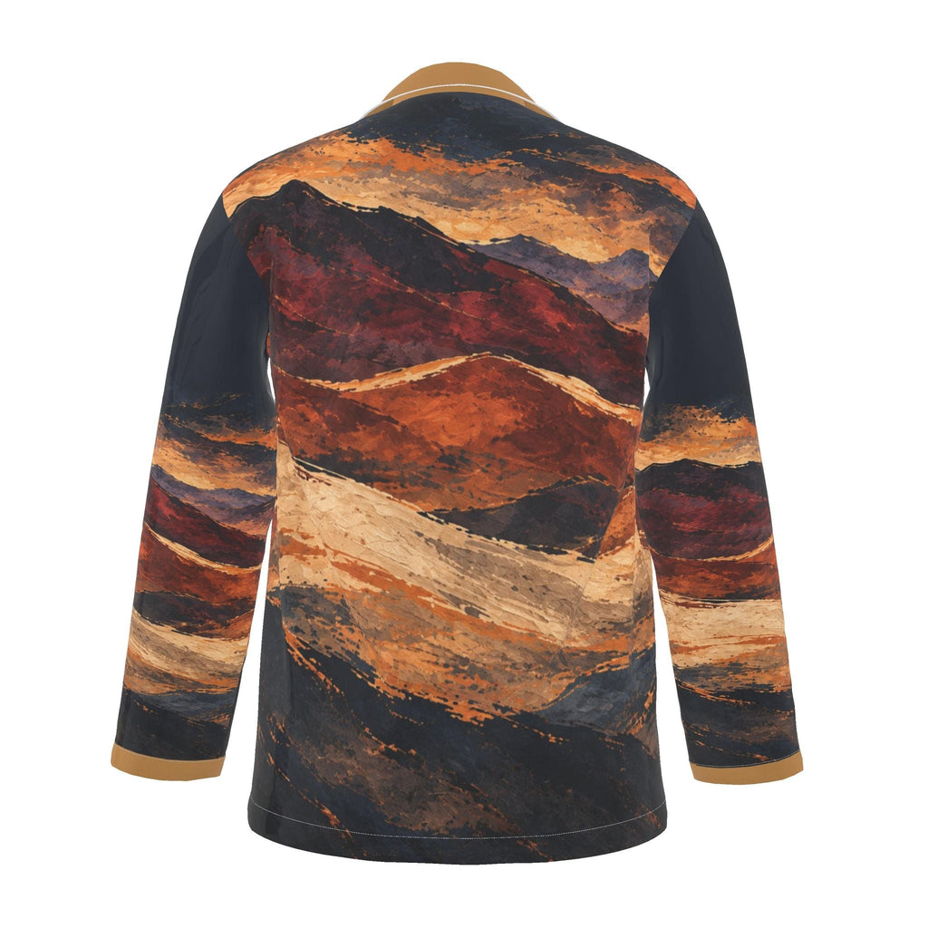 Saffron Horizon Luxury Pajama Shirt — original supplier back view