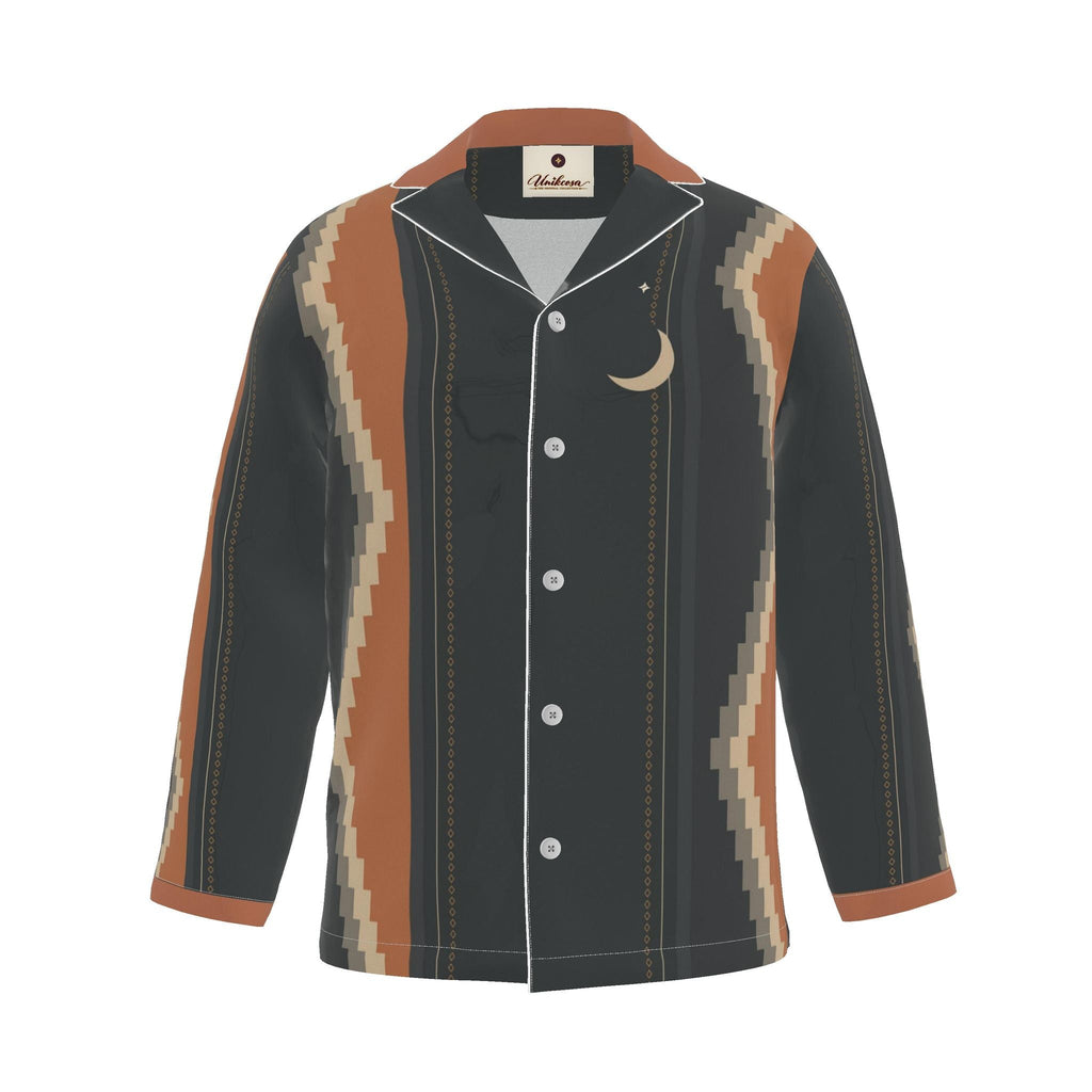 Lunar Kilim Luxury Pajama Shirt — original supplier front view
