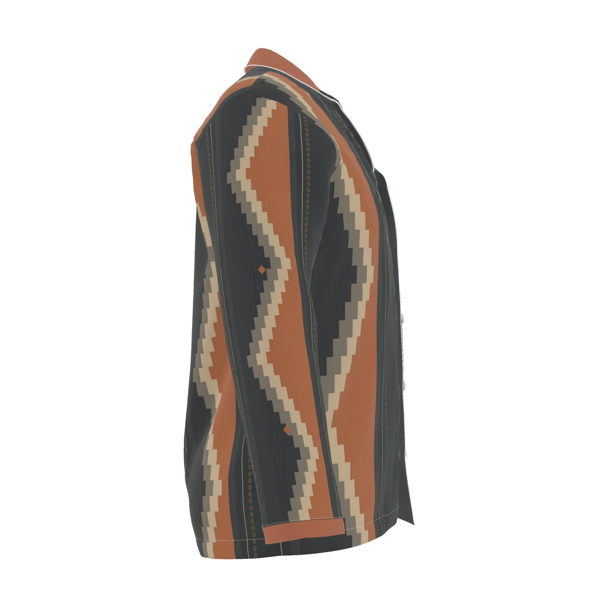 Lunar Kilim Luxury Pajama Shirt — original supplier side view
