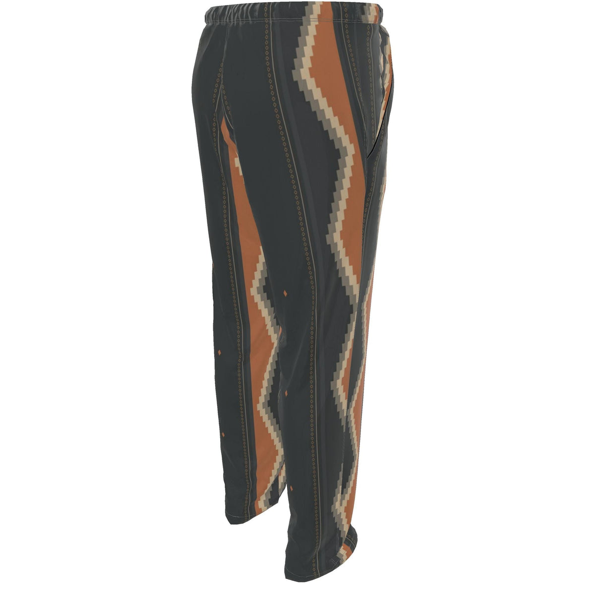 Lunar Kilim Luxury Pajama Trousers — original supplier rear angle view