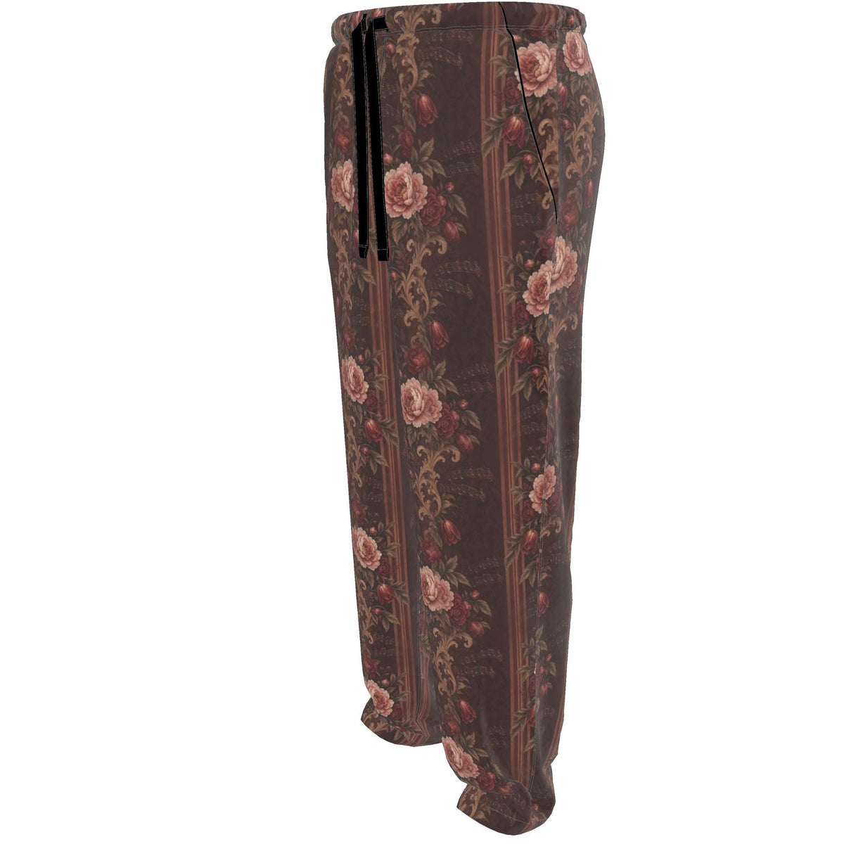 Bordeaux Sonata Luxury Pajama Trousers — original supplier side view