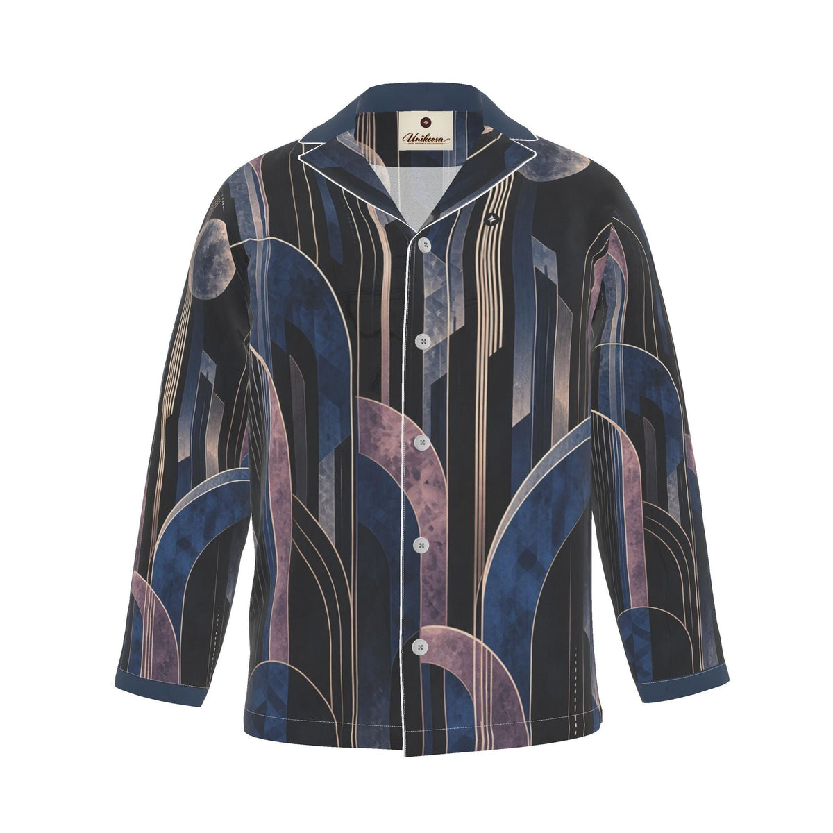 Nocturne Arcade Luxury Pajama Shirt — original supplier front view