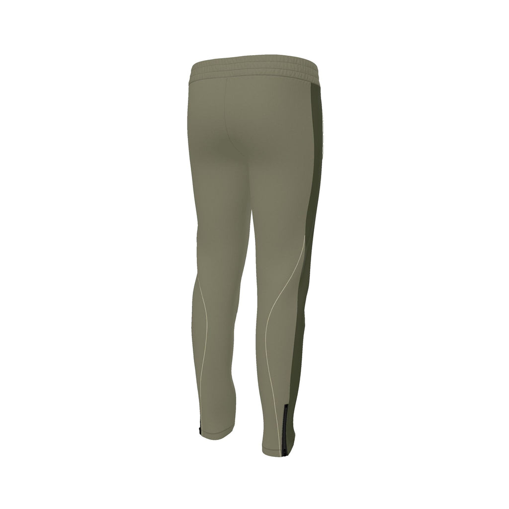 Olive Stone Luxury Rox Jersey Track Pants by UNIKCOSA — original supplier garment view 4