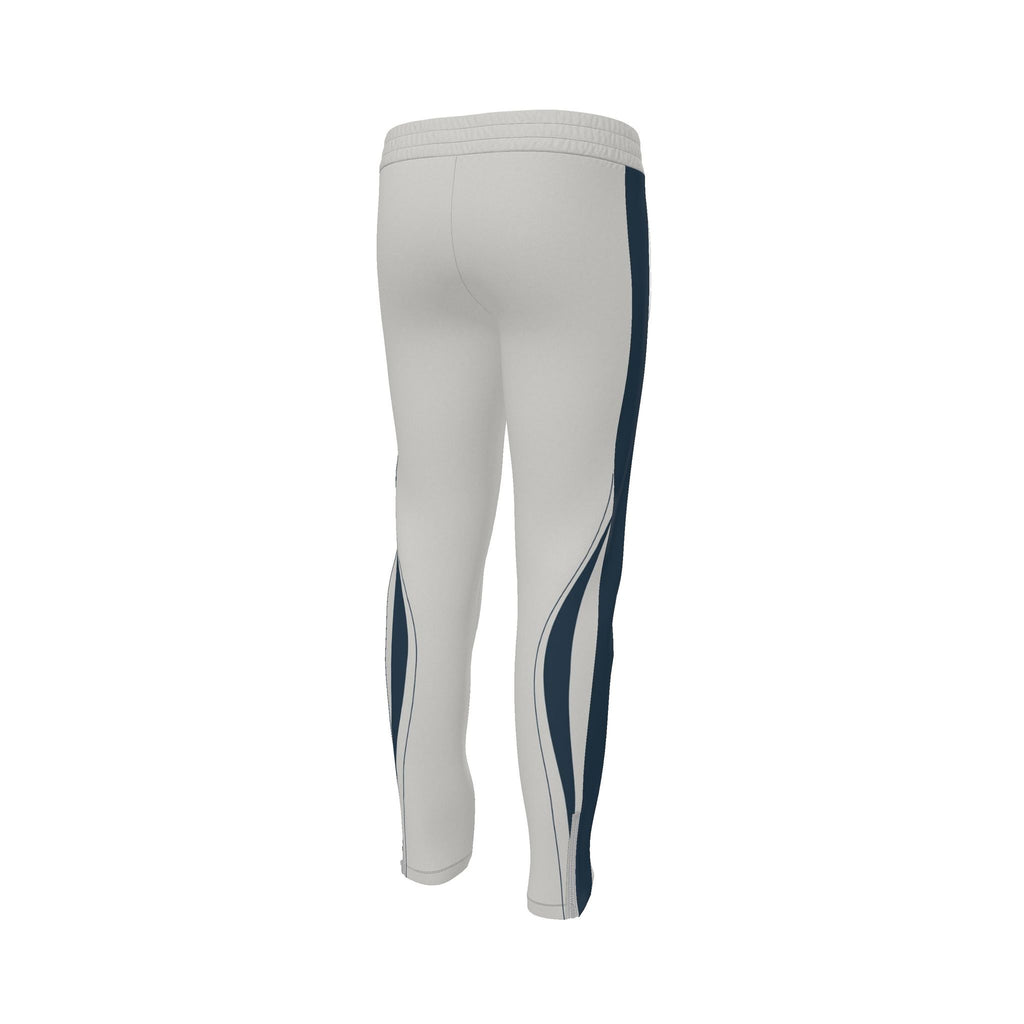 Silver Grey Luxury Rox Jersey Track Pants by UNIKCOSA — original supplier garment view 4