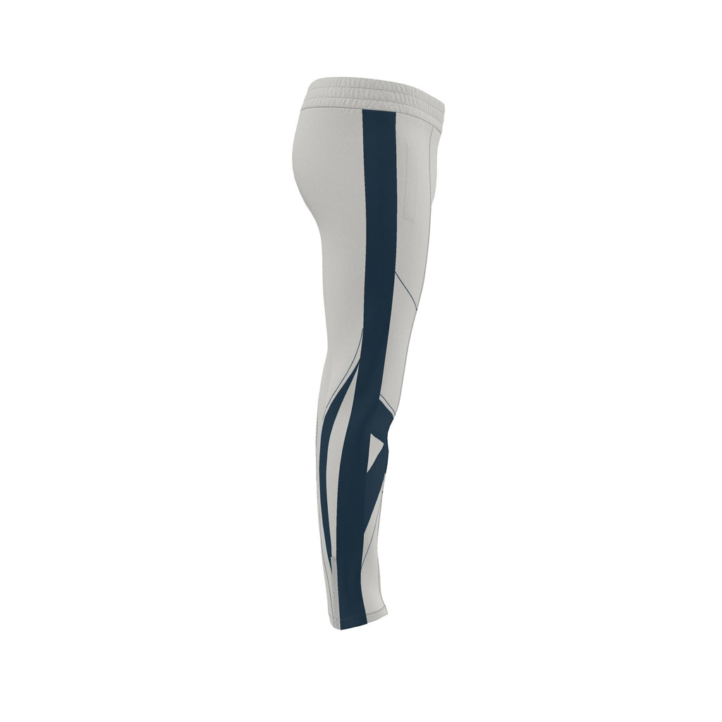 Silver Grey Luxury Rox Jersey Track Pants by UNIKCOSA — original supplier garment view 7