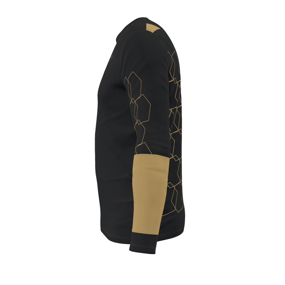 Obsidian Gold Luxury Bounce Cotton Long Sleeve T-Shirt