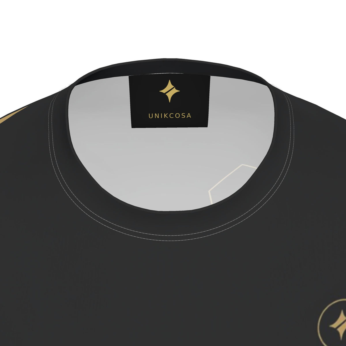 Obsidian Gold Luxury Bounce Cotton Long Sleeve T-Shirt