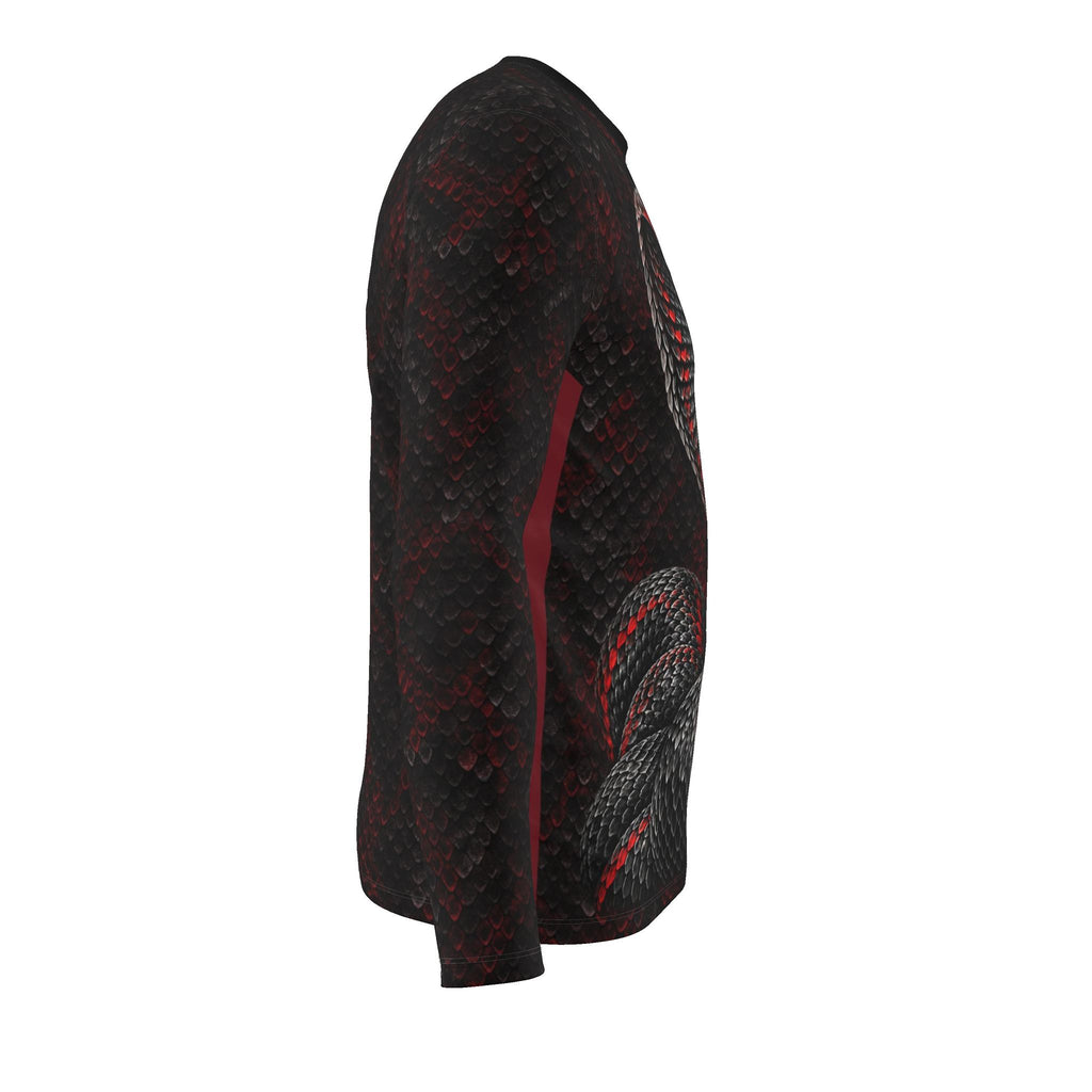 Cobra Elite Luxury Long Sleeve T-Shirt by UNIKCOSA, final garment right side view