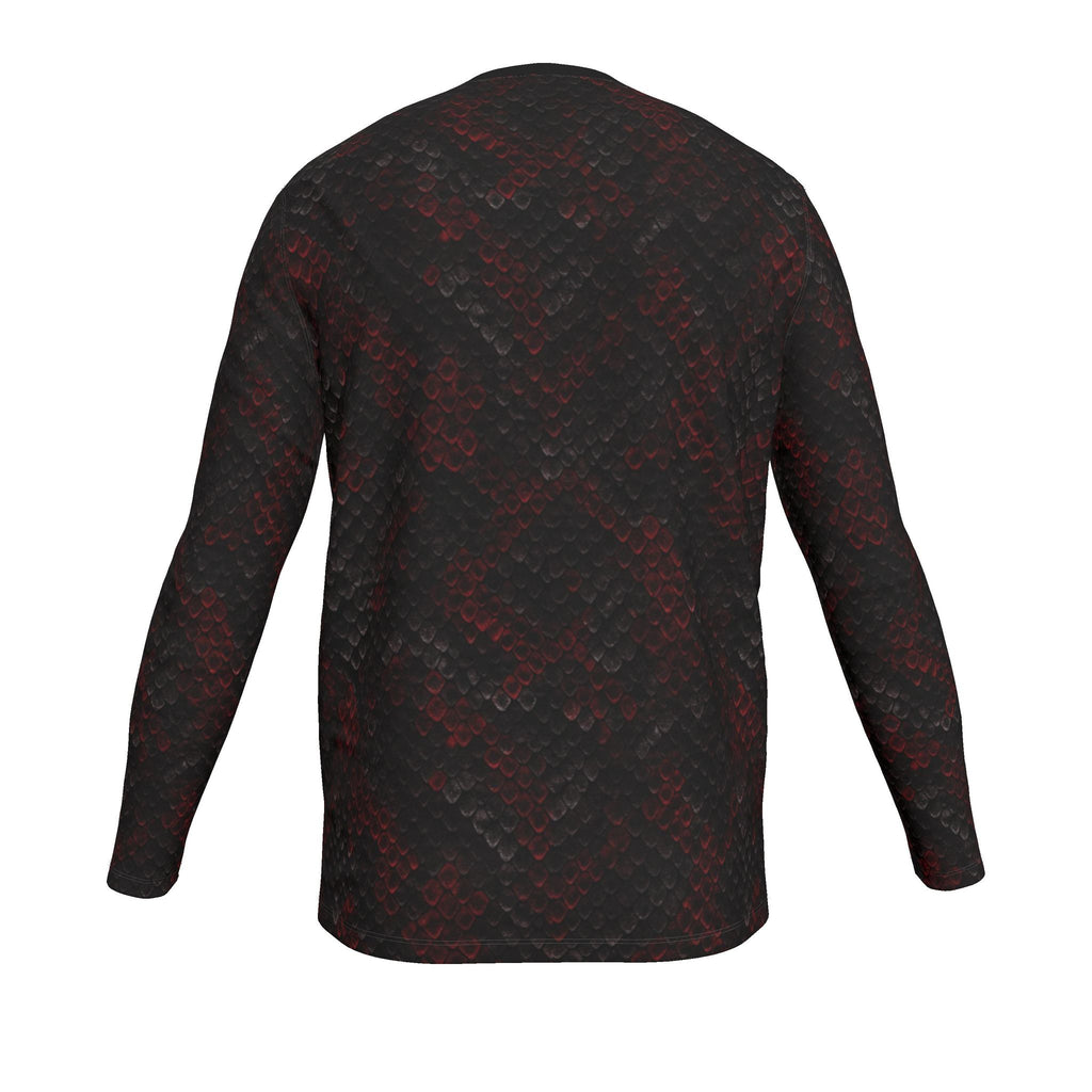 Cobra Elite Luxury Long Sleeve T-Shirt by UNIKCOSA, final garment back view