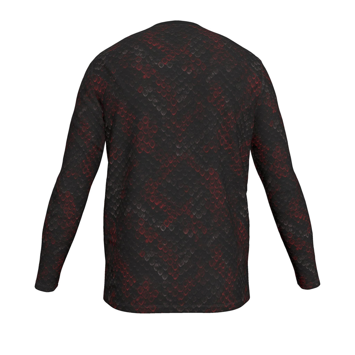 Cobra Elite Luxury Long Sleeve T-Shirt by UNIKCOSA, final garment back view