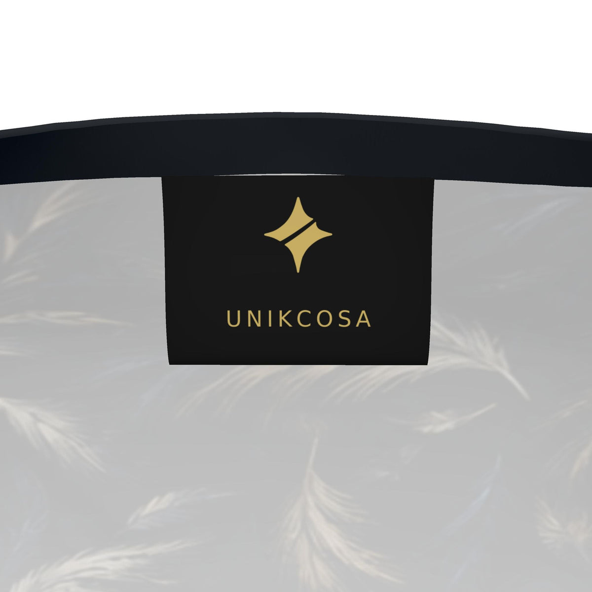 Ivory Eagle Luxury Long Sleeve T-Shirt by UNIKCOSA, final garment UNIKCOSA inner label view
