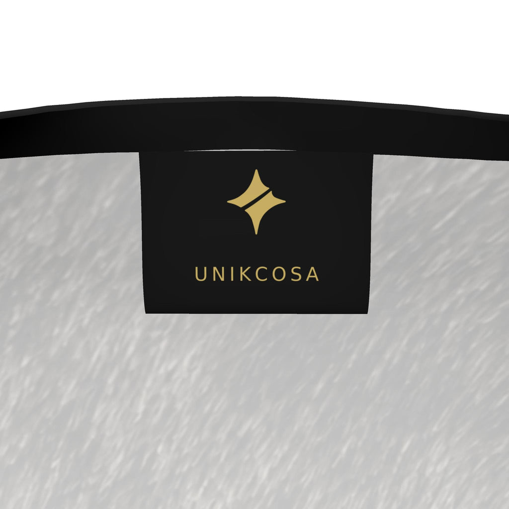 Silver Lion Luxury Long Sleeve T-Shirt by UNIKCOSA, final garment UNIKCOSA inner label view