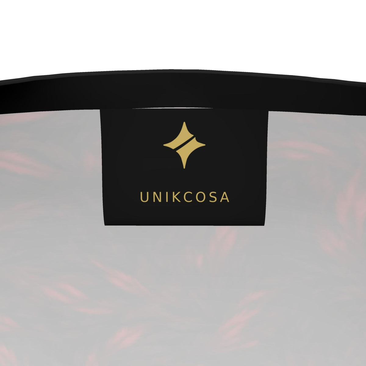 Fire Phoenix Luxury Long Sleeve T-Shirt by UNIKCOSA, final garment UNIKCOSA inner label view