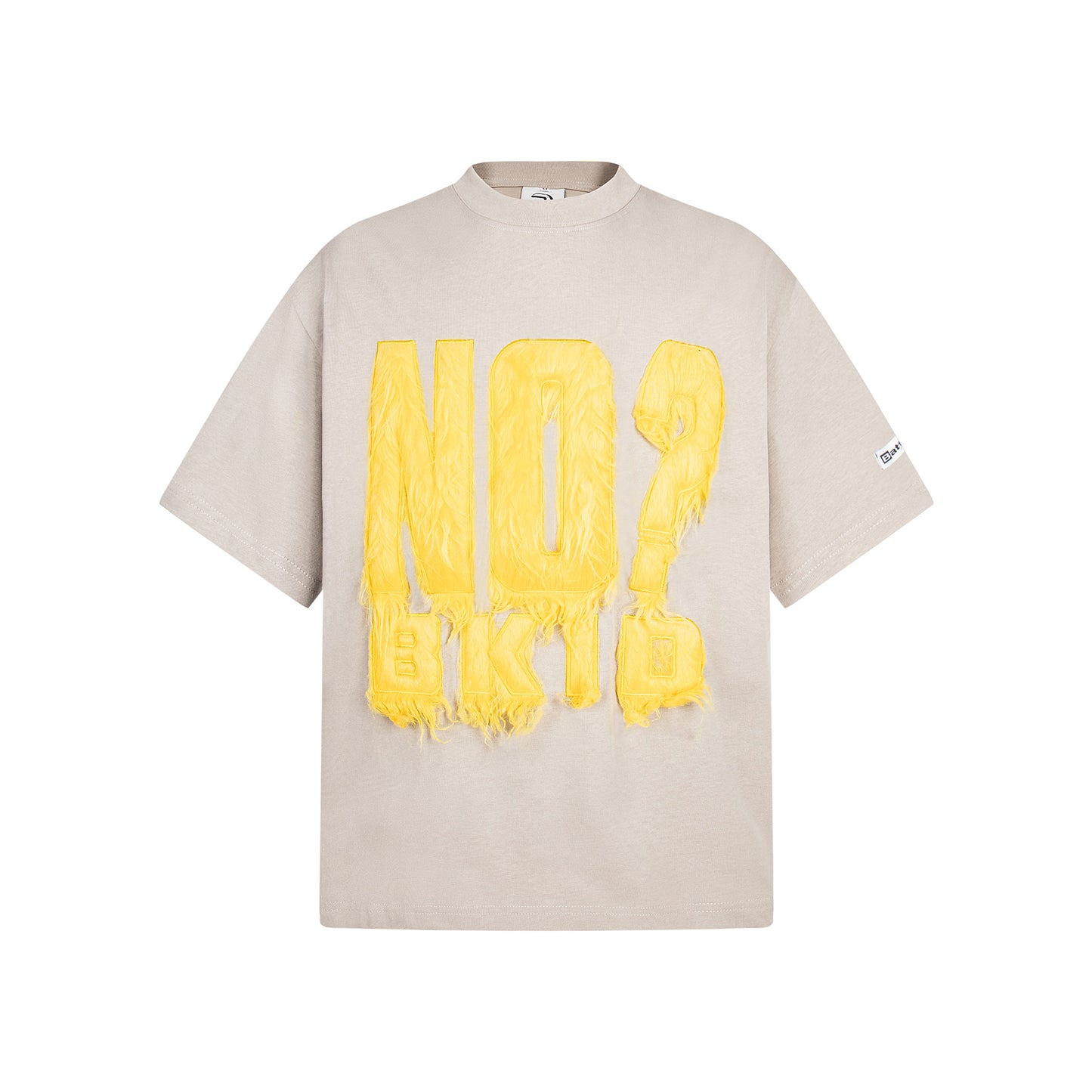 UNIKCOSA StreetCore Embroidered Letter Flock T-Shirt for Men 🖤 (Unisex Fit)