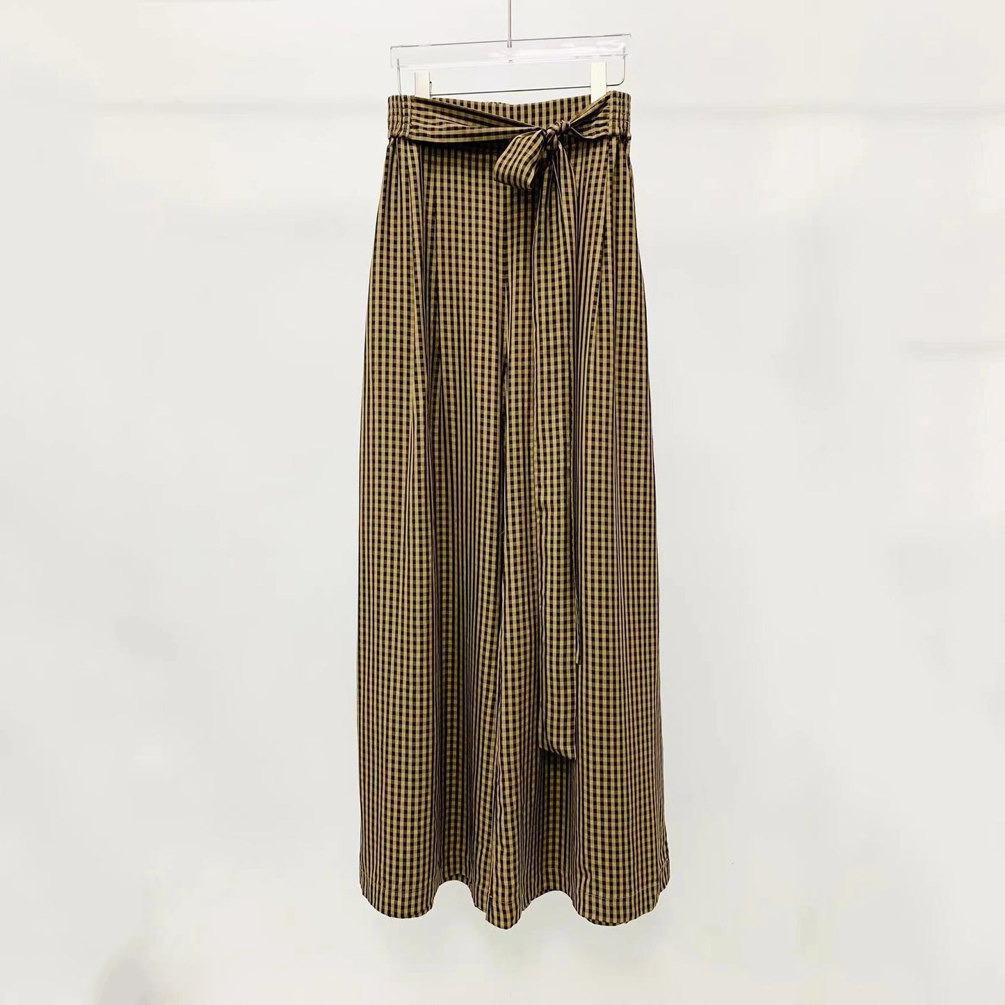 UNIKCOSA Velora Y2K Commuter Wide Leg Plaid Pants 💫