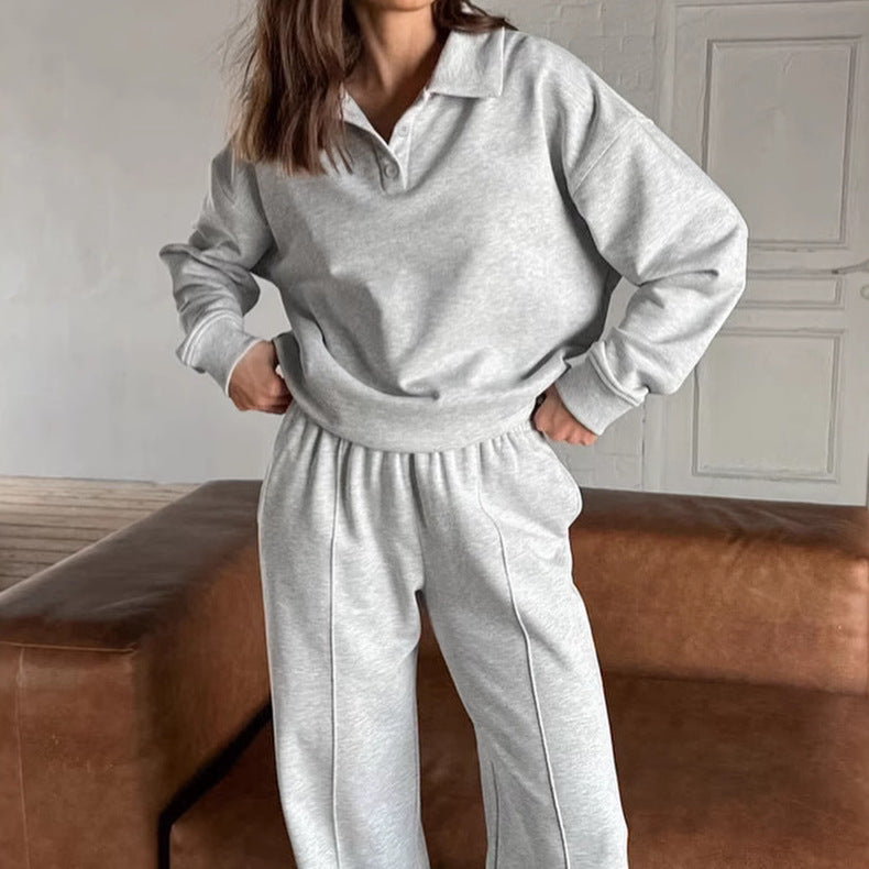 UNIKCOSA LuxeEase Two Piece Tracksuit High Waist Hoodie 💫