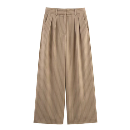 UNIKCOSA Velora TwoPiece Set Jacket Striped Pleat Pants 💫