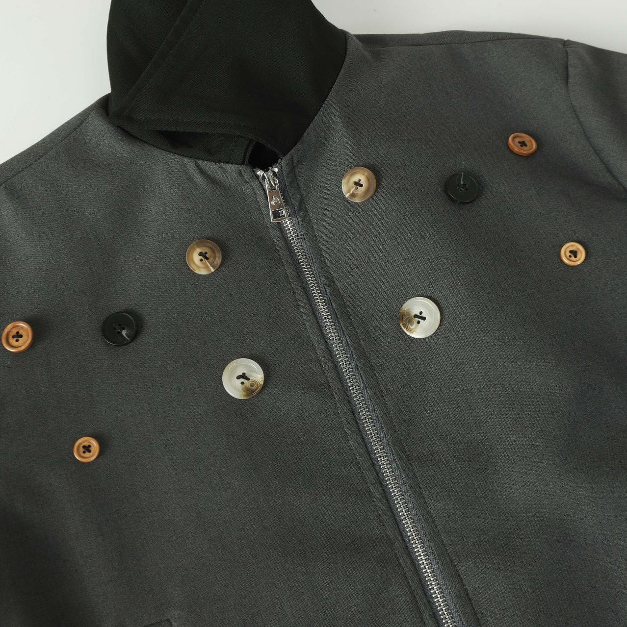 UNIKCOSA UrbanSoul Street Style Button Design Jacket 💫