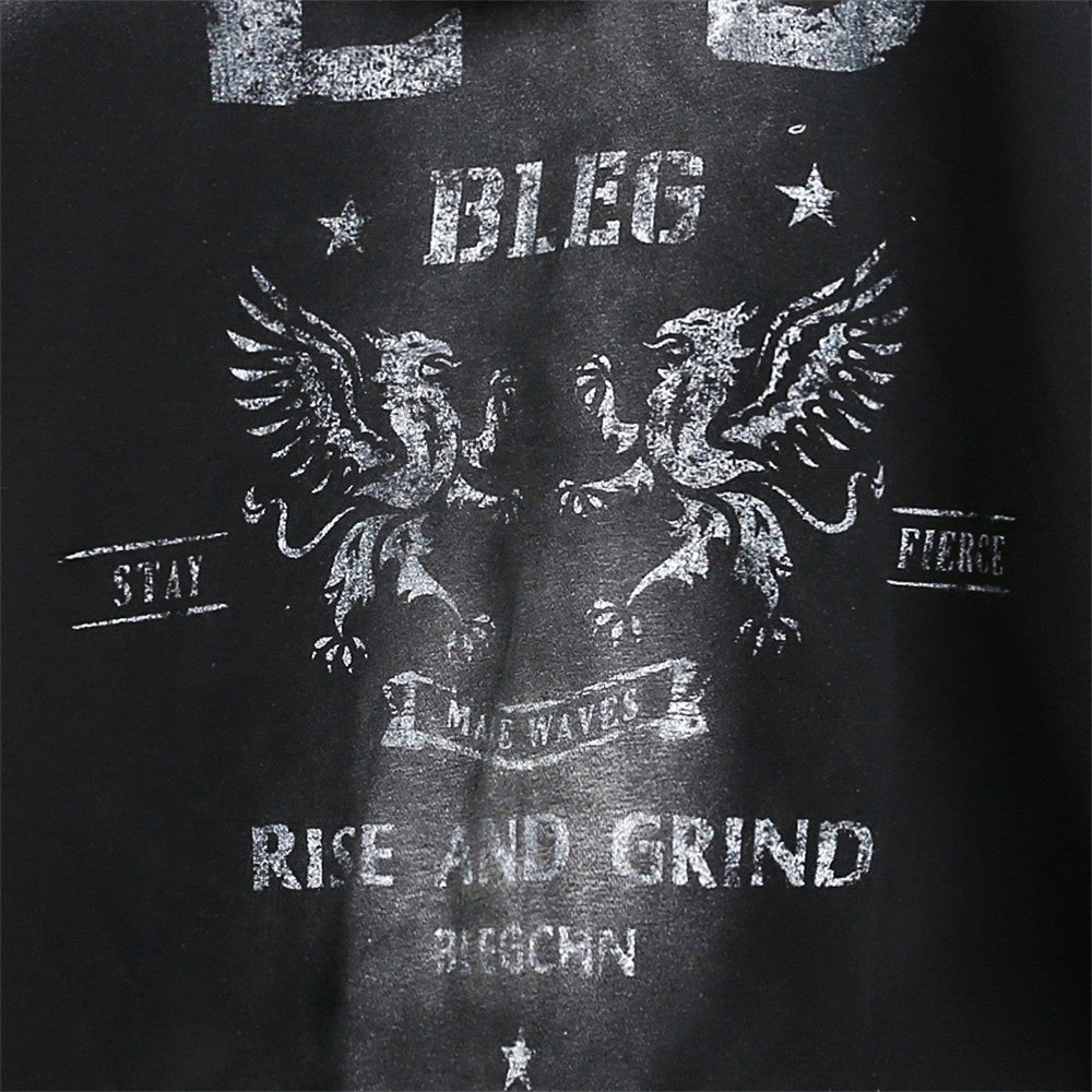 UNIKCOSA UrbanSoul RebelFuzz Hoodie Tie-Dye Distressed 💫