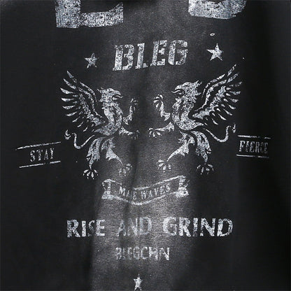 UNIKCOSA UrbanSoul RebelFuzz Hoodie Tie-Dye Distressed 💫