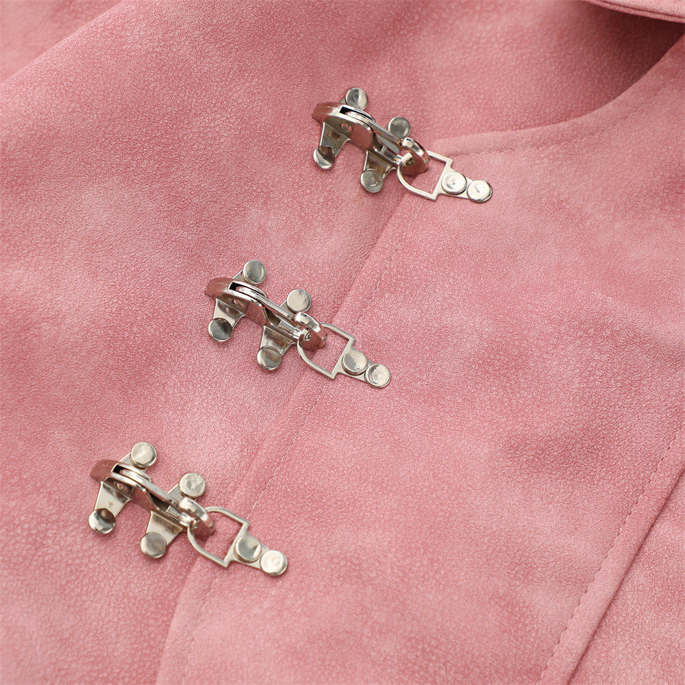 UNIKCOSA UrbanSoul PU Leather Jacket Loose Lapel Edition 🔥