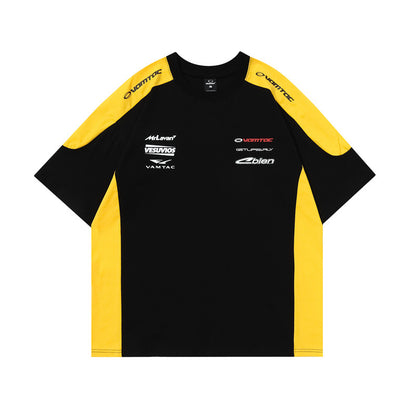 UNIKCOSA Velora Unisex Two-Tone Shoulder Insert Tee 💫