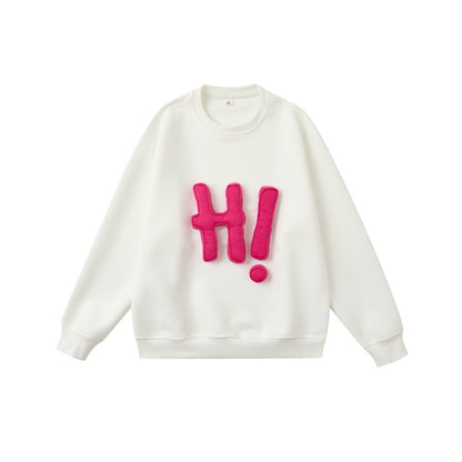 UNIKCOSA UrbanSoul Letter Graphic Crewneck Sweatshirt 💫