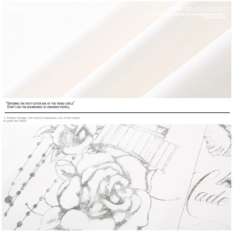 UNIKCOSA Velora Shoulder Short Sleeve Shirt Men Cleanfit 💫