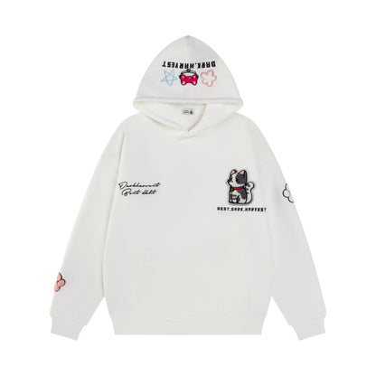 UNIKCOSA Velora Embroidered Velcro Design Hoodie Luxe 💫