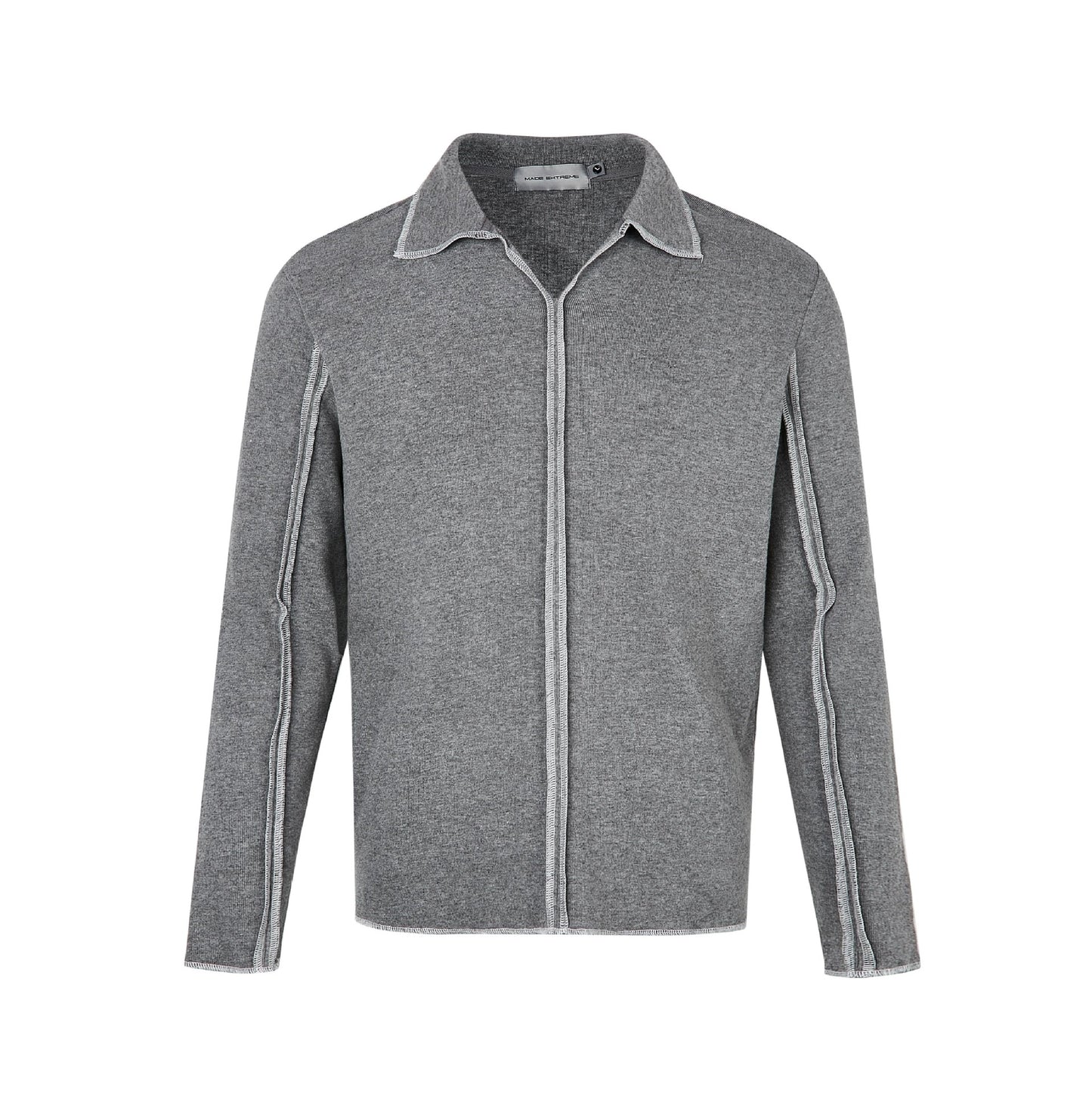 UNIKCOSA Velora Deconstructed Reverse Stitch Polo Shirt 💫