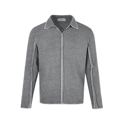 UNIKCOSA Velora Deconstructed Reverse Stitch Polo Shirt 💫