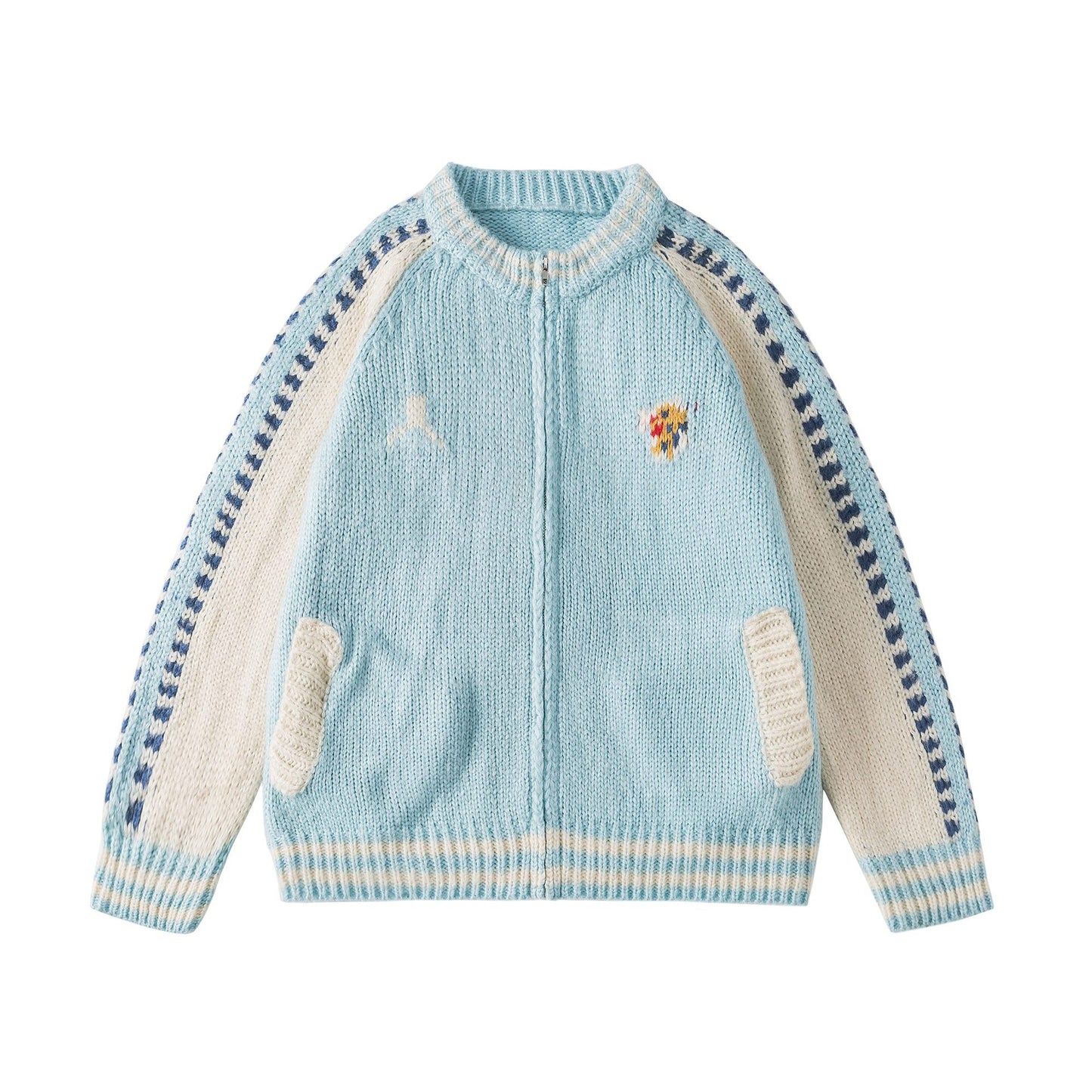 UNIKCOSA Velora Color Block Cardigan Knit Sweater 💫