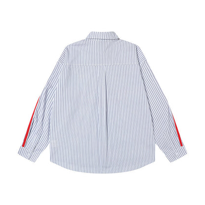 UNIKCOSA Velora Striped Long Sleeve Loose Fit Shirt 💫