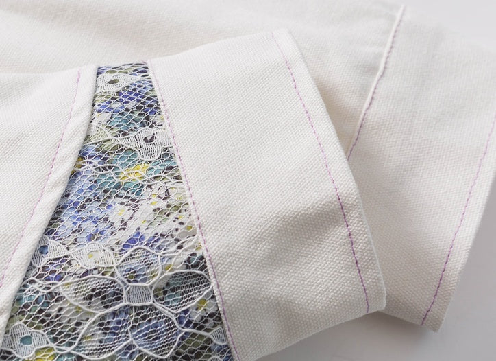 UNIKCOSA NoirFit Lace Splicing Color Jacket Men Premium 🔥