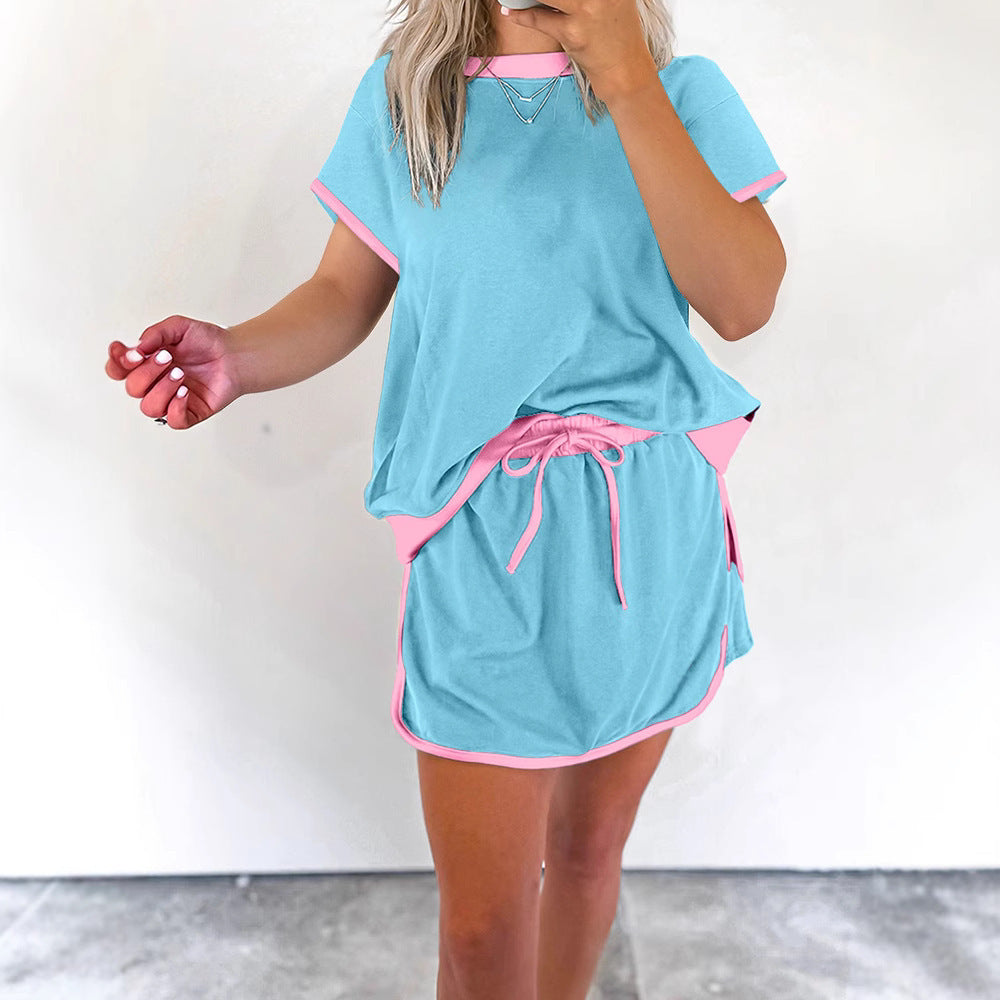 UNIKCOSA UrbanSoul Two Piece Set Colorblock Casual Edition 💫