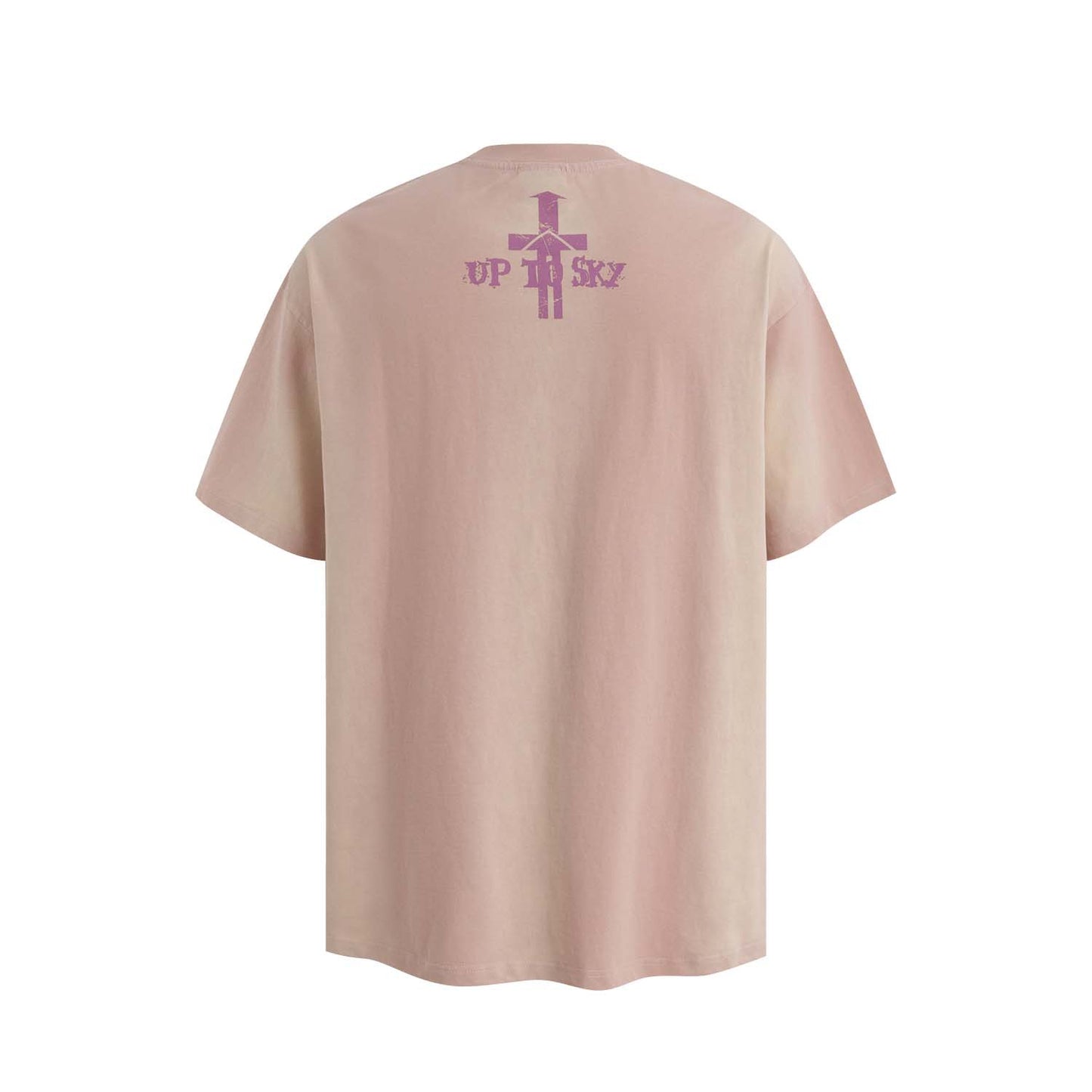 UNIKCOSA UrbanSoul Retro Cross LetterPrint Tee Unisex 💫