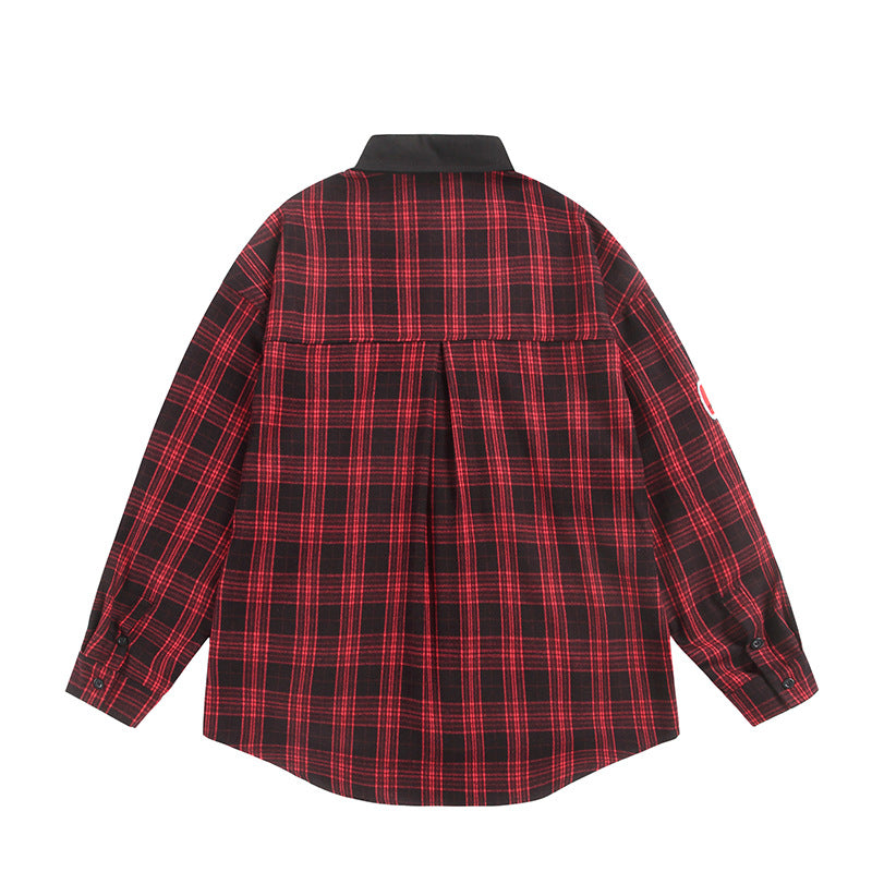 UNIKCOSA Velora Long Sleeve Checkered Shirt Casual Cotton 💫