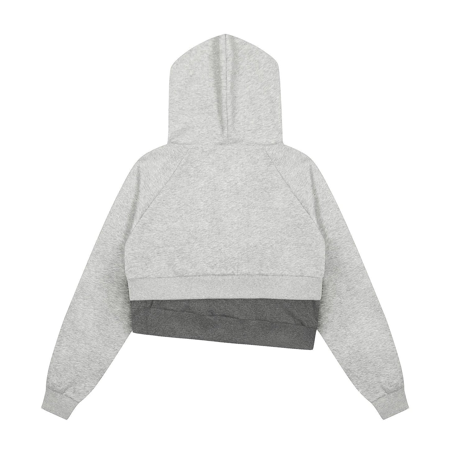 UNIKCOSA Velora Two Short Hoodies With Fake Letters 🌆