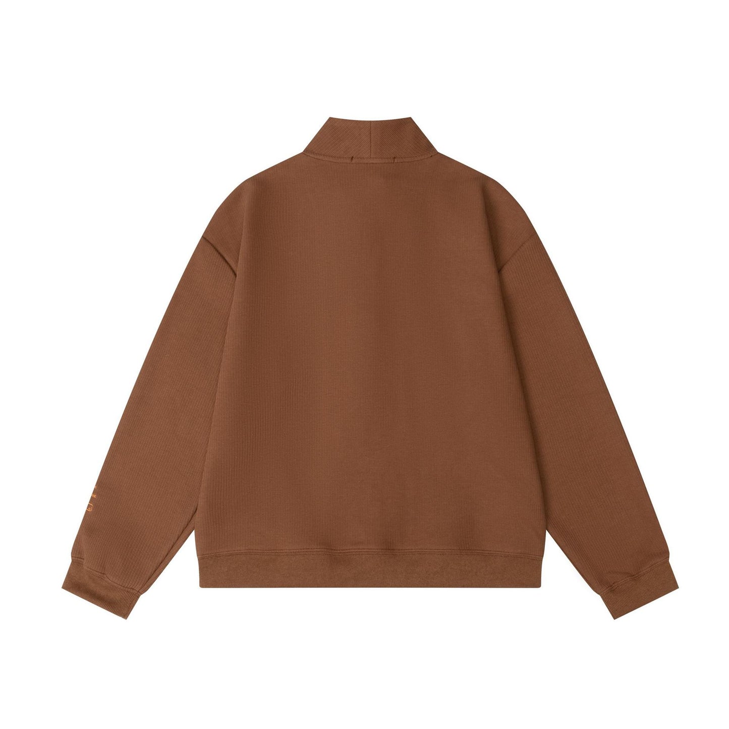 UNIKCOSA UrbanSoul Alphabet Embroidered Half Zip Hoodie 💫