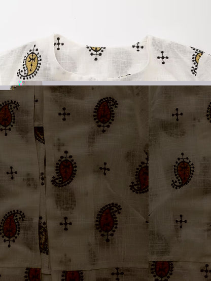 UNIKCOSA Velora Aurelia Embroidered Print Two-Piece Set 💫