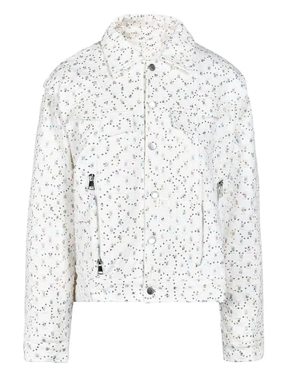 UNIKCOSA Velora Plus Size Sequined Denim Jacket Luxe 💫