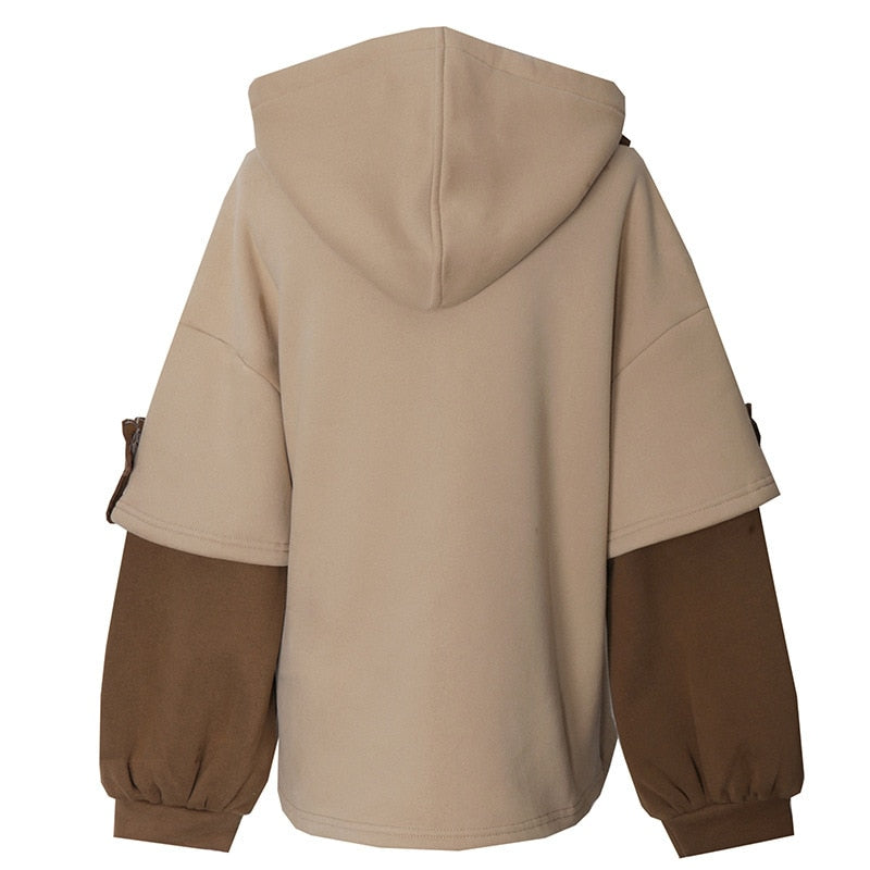 UNIKCOSA K-Bear Oversized Kawaii Streetwear Hoodie for Women 🧸✨