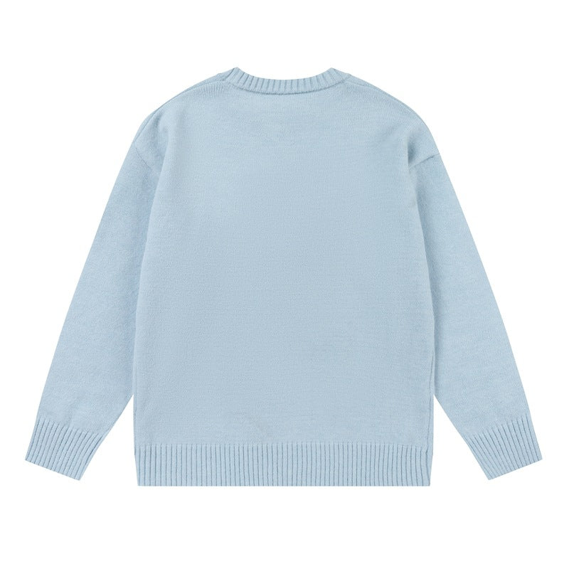 UNIKCOSA Velora Cartoon Puppy Jacquard Knit Sweater 💫