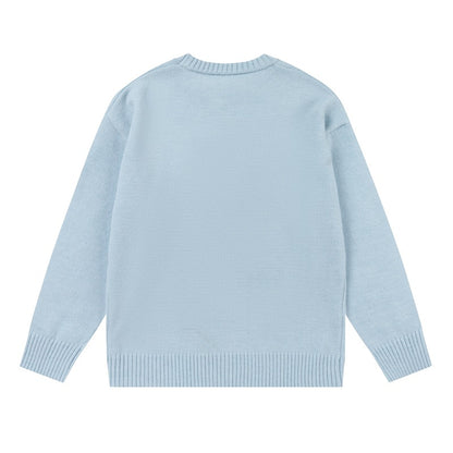 UNIKCOSA Velora Cartoon Puppy Jacquard Knit Sweater 💫