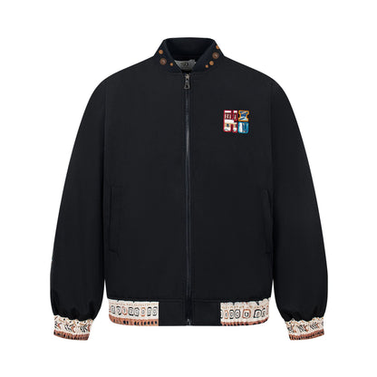 UNIKCOSA UrbanSoul Ethnic Standing Collar Jacket Men 💫