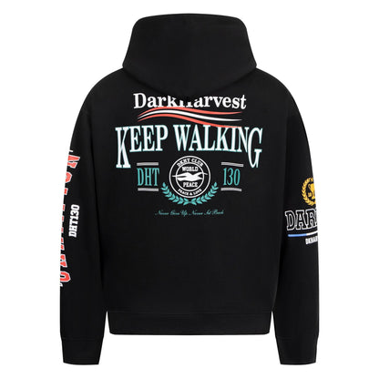 UNIKCOSA UrbanSoul Loose Fit Mottled Letter Hoodie 🌆