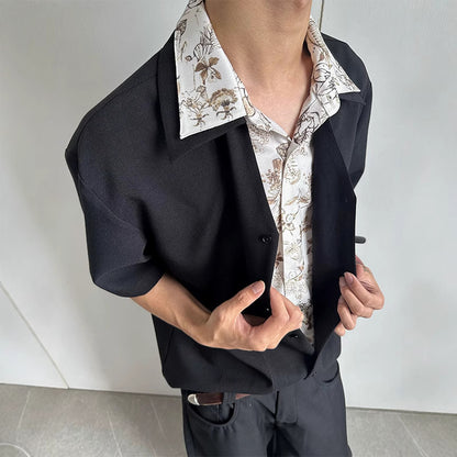 UNIKCOSA RetroMuse Two Piece Short Sleeve Shirt Unisex 🖤