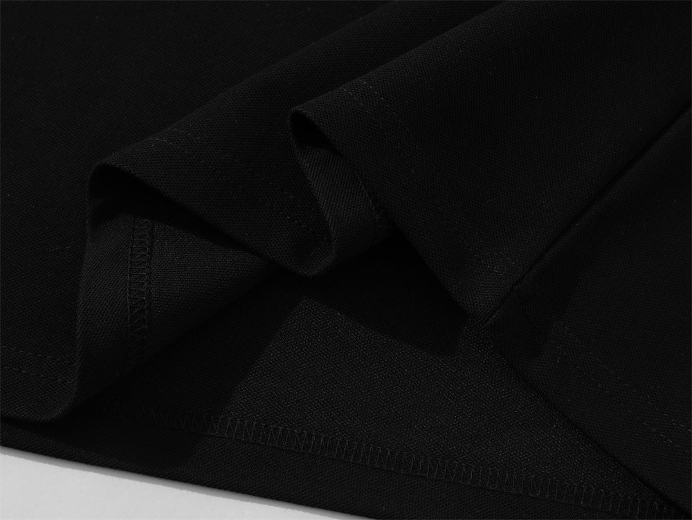 UNIKCOSA UrbanSoul Embroidered Letter Short Sleeve Top 💫