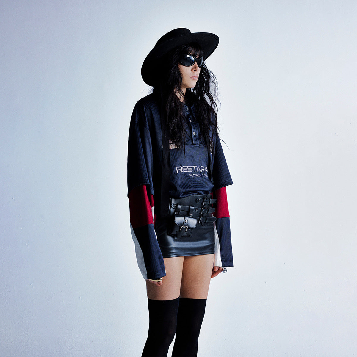 UNIKCOSA UrbanSoul Long Sleeve Lapel Polo Shirt Style 💫